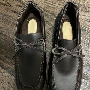 Kenneth Cole New York Chocolate Leather Loafers